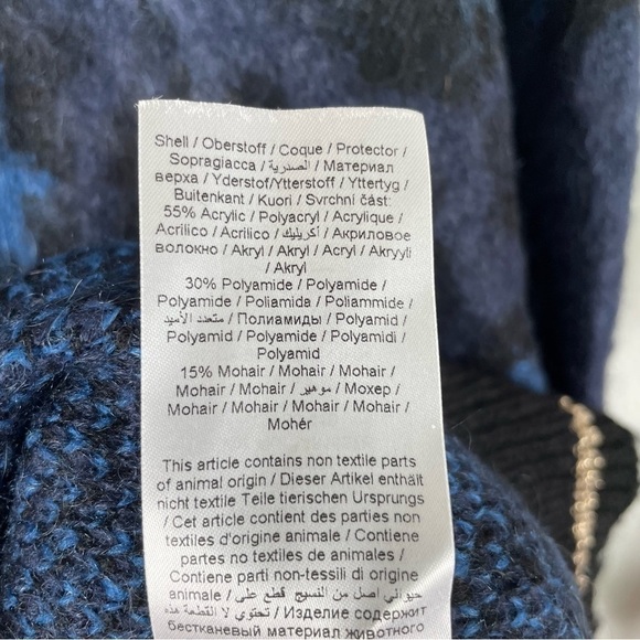 soaked in Luxury Blue Leopard Olive Pullover Sweater - Picture 4 of 8